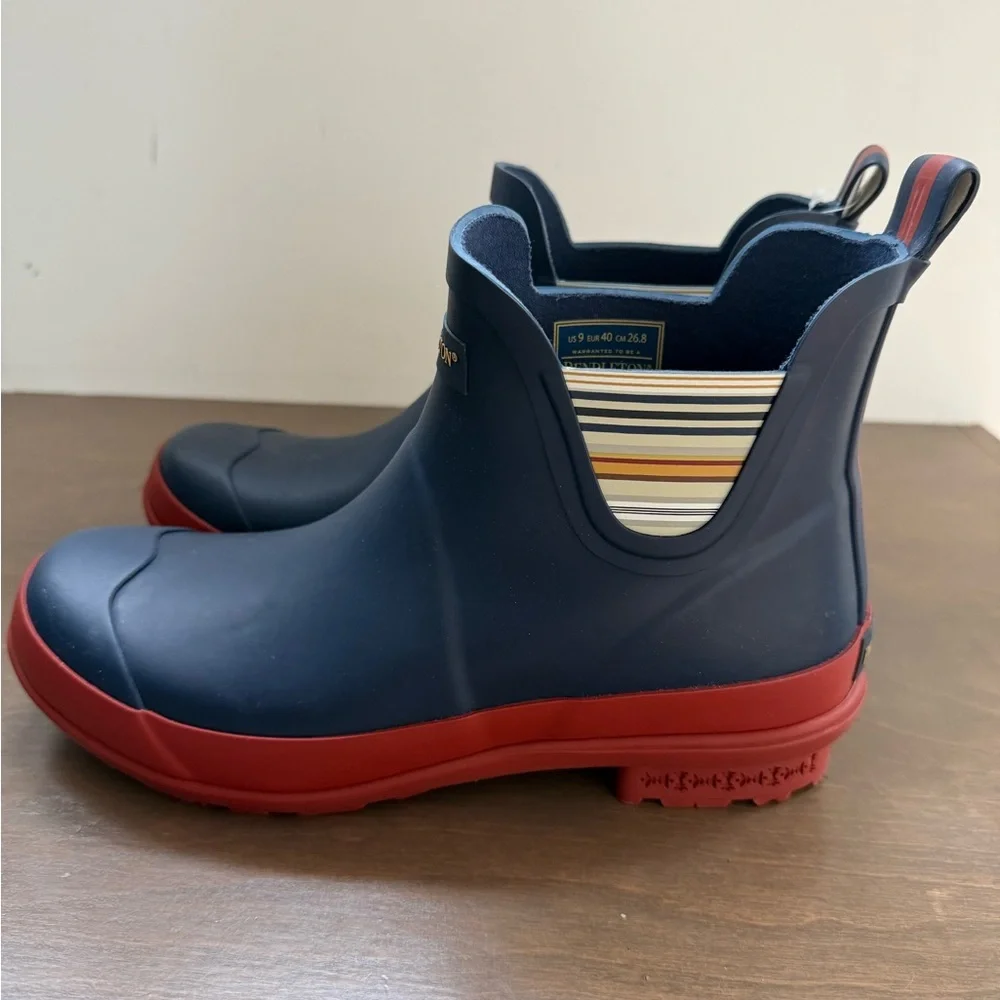 Pendleton WOMEN'S BRIDGER STRIPE WESTERN CHELSEA RAIN BOOT 9 • NWOT - Picture 2 of 10